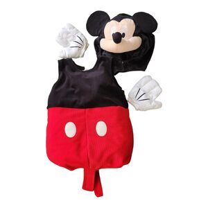 DISNEY STORE Plush MICKEY MOUSE Sz 4 Halloween Costume 4 PC Set Gloves Dress Up